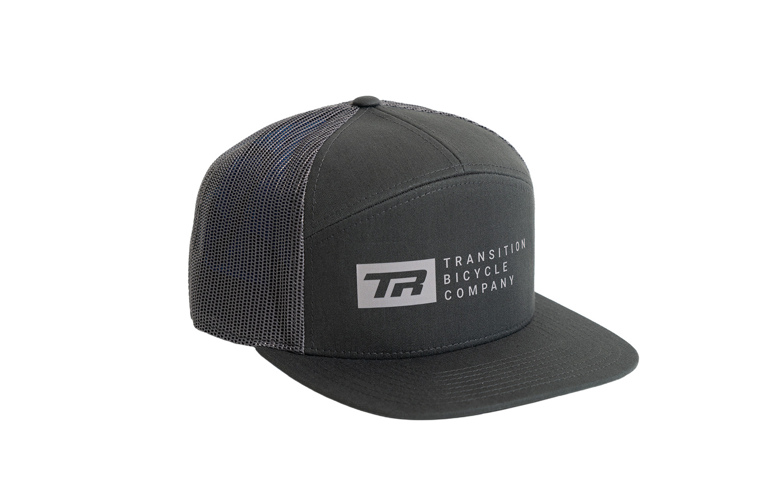 7 Panel Hat: TR  Tech <br> Charcoal